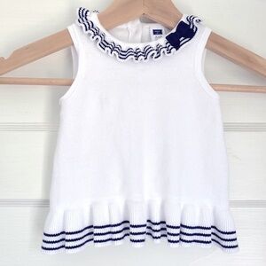 Janie & Jack Ruffle Sweater Tank